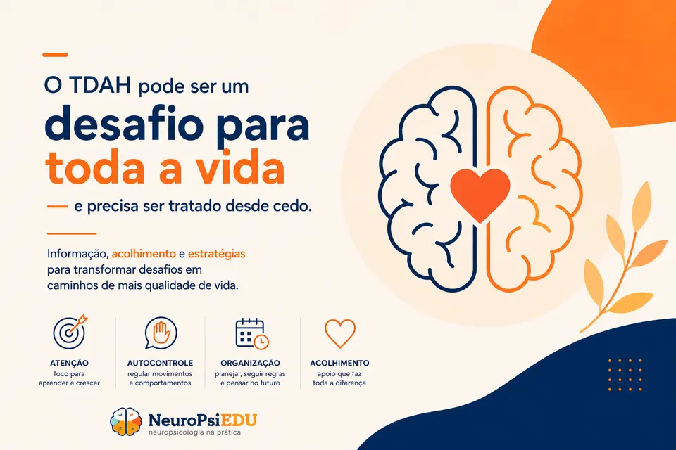 O TDAH pode ser um desafio para toda a vida — e precisa ser tratado desde cedo